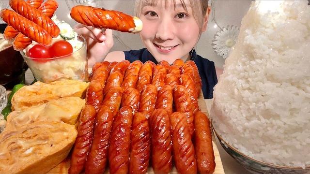 Asmr ketchup sausages mentaiko cheese omelette【mukbang/ eating sounds】【english subtitles】 Asmr ketchup sausages mentaiko cheese omelette【mukbang/ eating sounds】【english subtitles】