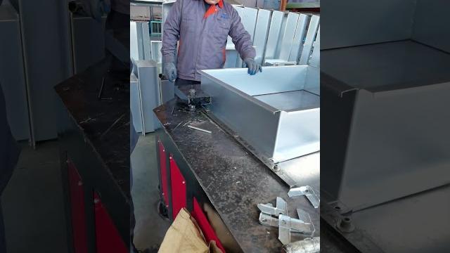 Revolutionary fire damper riveting platform boosts hvac productivity & quality #hvac #firedamper Revolutionary fire damper riveting platform boosts hvac productivity & quality #hvac #firedamper
