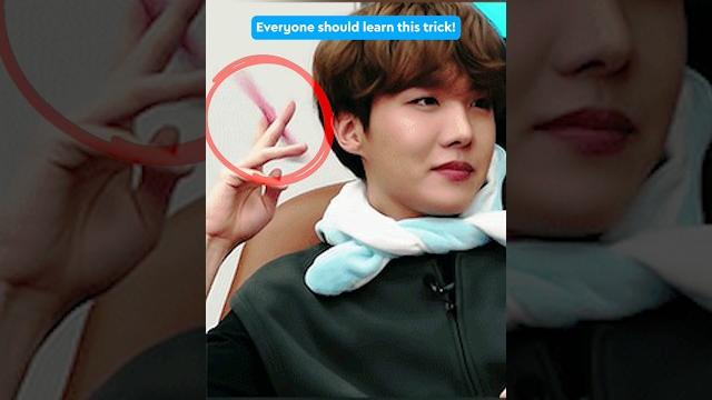 Can you do bts j-hope's pen spinning trick? ️ #shorts Can you do bts j-hope's pen spinning trick? ️ #shorts