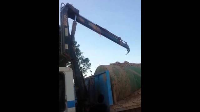 Loader crane hiab 140 aw Loader crane hiab 140 aw