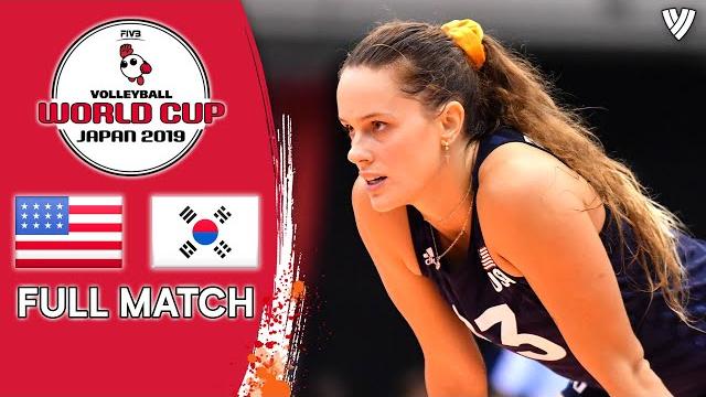 Usa korea - full match | women’s volleyball world cup 2019 Usa korea - full match | women’s volleyball world cup 2019