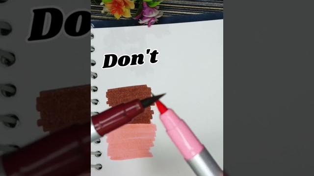 How to blend brush pens | doms brush pen #shorts #youtuber #viral #blender #art #video #satisfying How to blend brush pens | doms brush pen #shorts #youtuber #viral #blender #art #video #satisfying