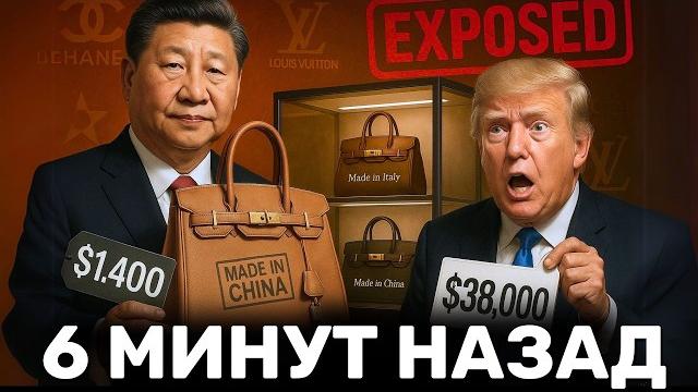 Hermes за $1,400 вместо $38,000? — китай разоблачает западные люксовые бренды — новая тактика китая! Hermes за $1,400 вместо $38,000? — китай разоблачает западные люксовые бренды — новая тактика китая!