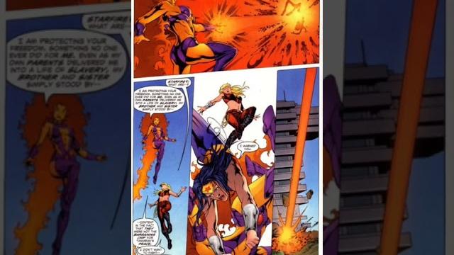Starfire vs wonder woman #shorts #meme Starfire vs wonder woman #shorts #meme