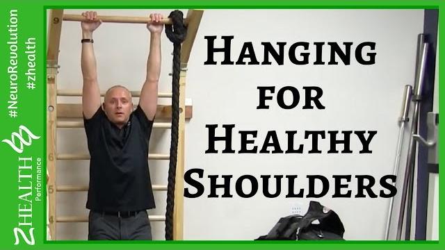 Shoulder pain relief: hanging for healthy shoulders Shoulder pain relief: hanging for healthy shoulders