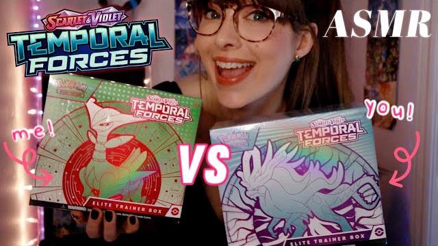 Asmr ️ pokemon card battle with you!~ whispered temporal forces elite trainer box & pack opening! Asmr ️ pokemon card battle with you!~ whispered temporal forces elite trainer box & pack opening!