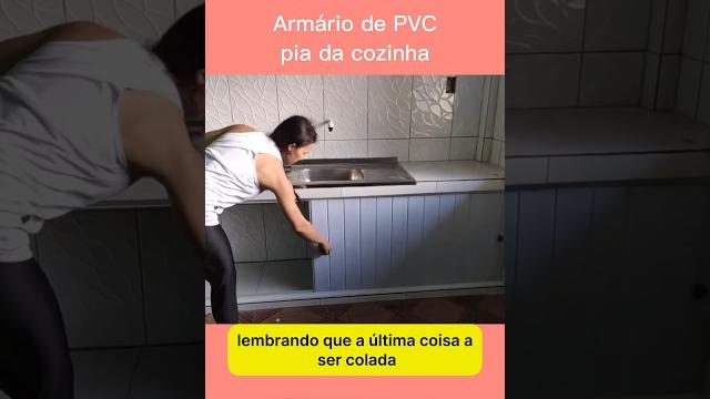 Armário de pvc fácil e barato. #diy #dicas Armário de pvc fácil e barato. #diy #dicas