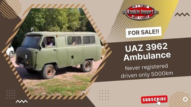 Uaz 3962 ambulance Uaz 3962 ambulance