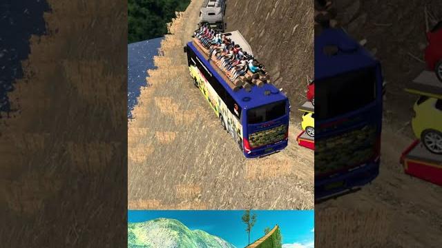 Overloaded passenger with cutting road || dangerous road in the world - euro truck simulator 2 | Overloaded passenger with cutting road || dangerous road in the world - euro truck simulator 2 |