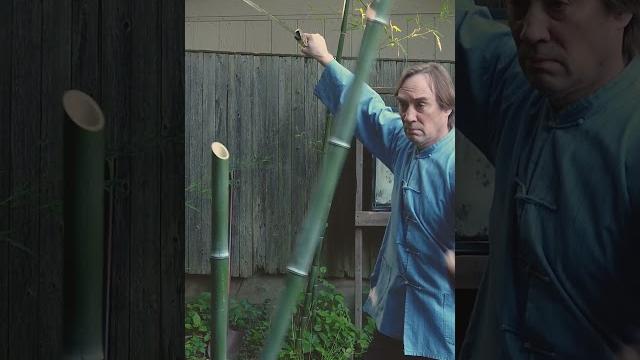 Bamboo vs. blade - done in one (liao cut) Bamboo vs. blade - done in one (liao cut)
