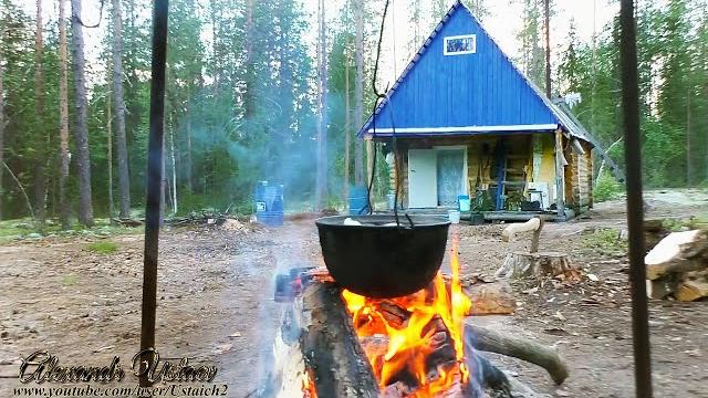 У лёхи на избе \ жизнь в тайге \ полная версия \ рыбалка хариуса У лёхи на избе \ жизнь в тайге \ полная версия \ рыбалка хариуса