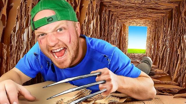 I escaped 1,000 layers of cardboard! I escaped 1,000 layers of cardboard!