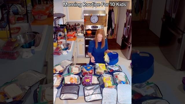 Morning routine for 10 kids Morning routine for 10 kids