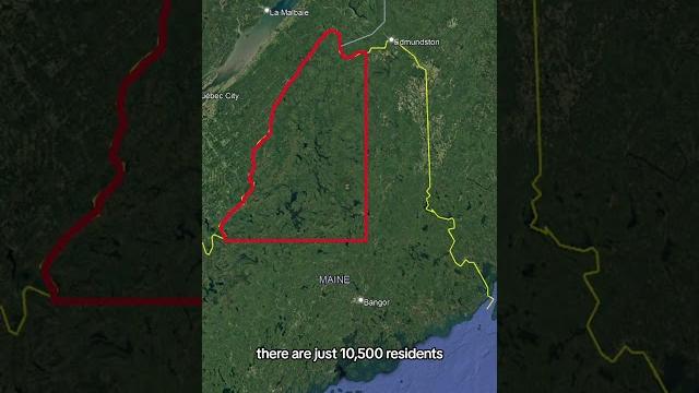 Northern maine - the most rural area in the us #geography Northern maine - the most rural area in the us #geography