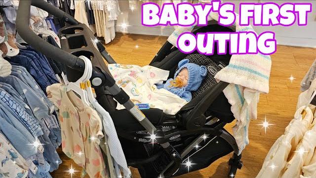 Outing - silicone baby doll goes shopping for summer 2025 clothes (the dolls aren't real) Outing - silicone baby doll goes shopping for summer 2025 clothes (the dolls aren't real)