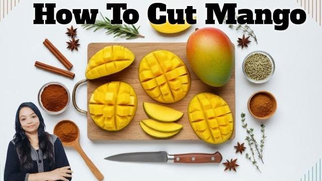 How to cut mango nilam bhanderi vlogs is live How to cut mango nilam bhanderi vlogs is live
