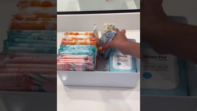Organizing period products tiktok self care 6 Organizing period products tiktok self care 6