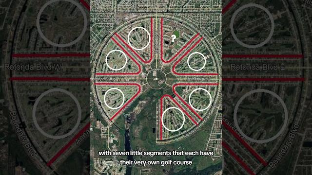 Why this city has such an insane design #geography Why this city has such an insane design #geography