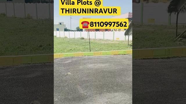 Chennai outer ring road near villa plots for in thiruninravur #thirunindravur #plots #property Chennai outer ring road near villa plots for in thiruninravur #thirunindravur #plots #property