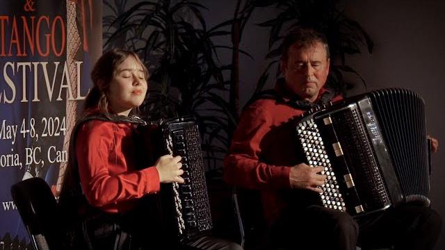 "and i love her" - maria & sergei teleshev - duo two accordions - the beatles cover - live in canada "and i love her" - maria & sergei teleshev - duo two accordions - the beatles cover - live in canada