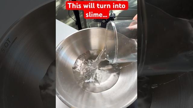 Water + water = slime? diy no glue slime recipe  Water + water = slime? diy no glue slime recipe 