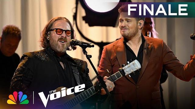 Adam david and michael bublé perform "the weight" by the band | the voice live finale | nbc Adam david and michael bublé perform "the weight" by the band | the voice live finale | nbc