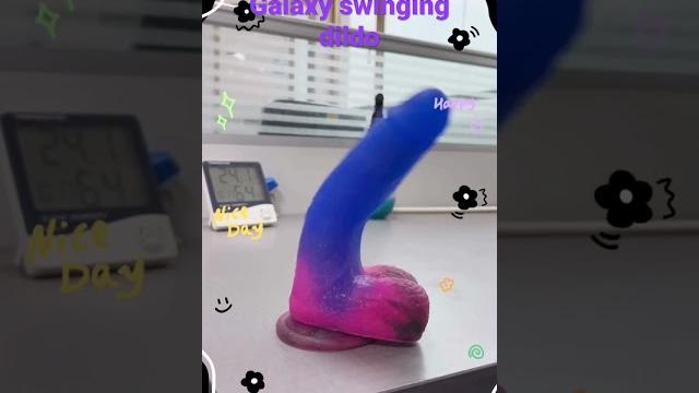 Swinging galaxy dildo. #dildo Swinging galaxy dildo. #dildo