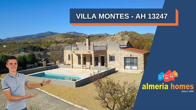 3/4 bedroom villa for sale in almeria with a pool, views and roof terrace / villa montes - ah13247 3/4 bedroom villa for sale in almeria with a pool, views and roof terrace / villa montes - ah13247
