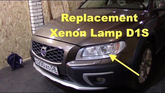 Replacing d1s xenon bulb on volvo xc70. Replacing d1s xenon bulb on volvo xc70.