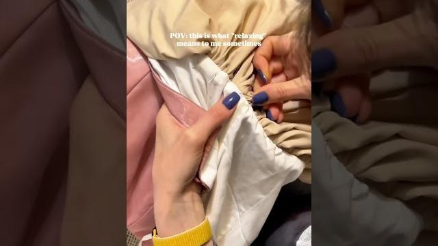 Watch me hand stitch in real time Watch me hand stitch in real time