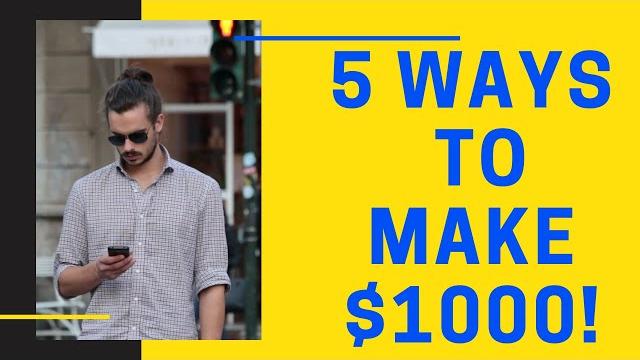 5 ways to make $1,000! | mmmm 5 ways to make $1,000! | mmmm