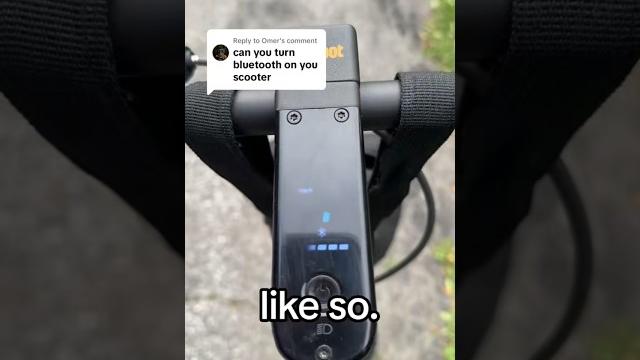 How to turn on bluetooth on your segway-ninebot scooter #segway #ninebot #scooter #escooter How to turn on bluetooth on your segway-ninebot scooter #segway #ninebot #scooter #escooter