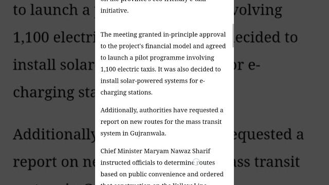E taxi project punjab E taxi project punjab