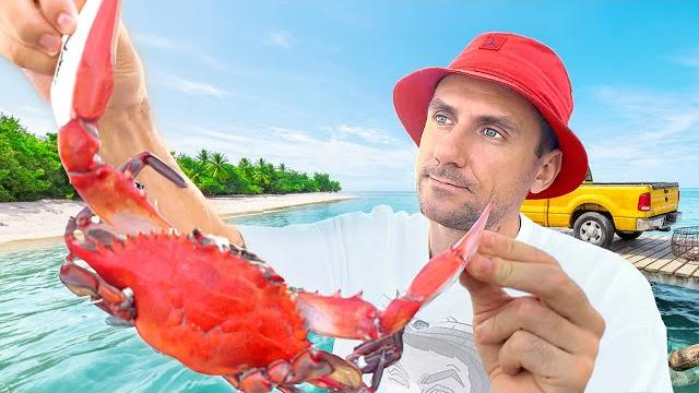 Эта рыбалка чуть не стала последней! | ловлю краба на ловушки с aliexpress. в поисках еды Эта рыбалка чуть не стала последней! | ловлю краба на ловушки с aliexpress. в поисках еды