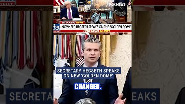 'game-changer': pete hegseth touts new 'golden dome' #shorts #trump #politics #tech #security #us 'game-changer': pete hegseth touts new 'golden dome' #shorts #trump #politics #tech #security #us