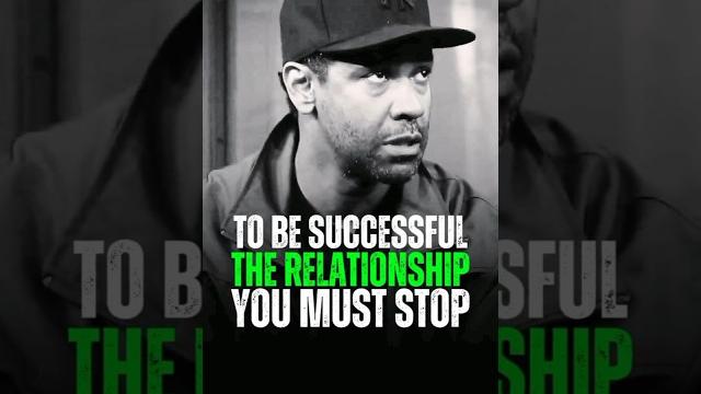To be successful in the relationship you must stop..motivation denzel washington advice. #motivation To be successful in the relationship you must stop..motivation denzel washington advice. #motivation