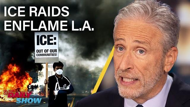 Jon stewart on the l.a. ice protests and trump's escalating response | the daily show Jon stewart on the l.a. ice protests and trump's escalating response | the daily show