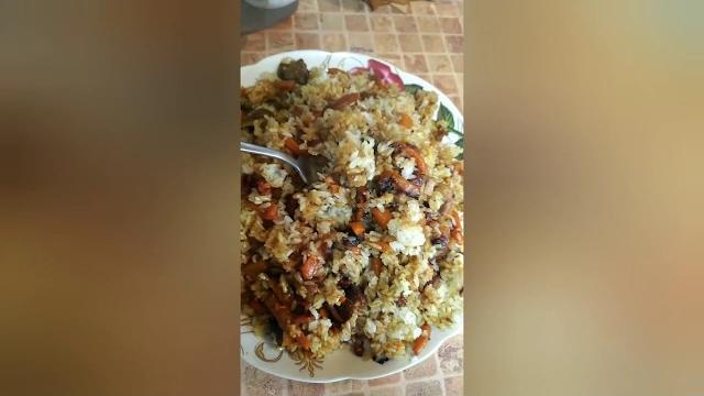 Афганский плов в афганском казане Афганский плов в афганском казане