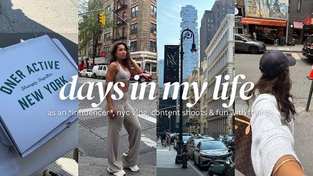 Days in my life as an *influencer*| nyc vlog, balancing work & routine, oner active events & more Days in my life as an *influencer*| nyc vlog, balancing work & routine, oner active events & more