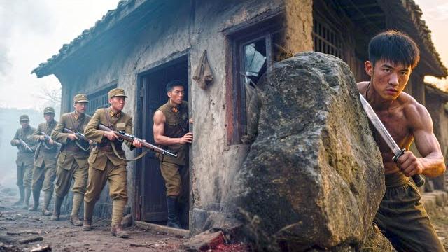 日軍進屋找水,不料裡面都是八路高手 日軍進屋找水,不料裡面都是八路高手
