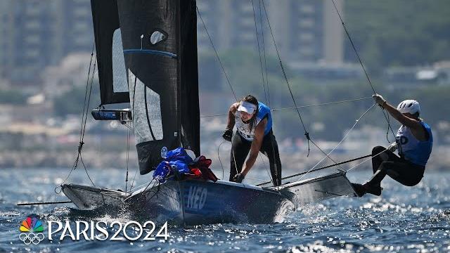 Netherlands' late-race blunder nearly costs sailing gold | paris olympics | nbc sports Netherlands' late-race blunder nearly costs sailing gold | paris olympics | nbc sports