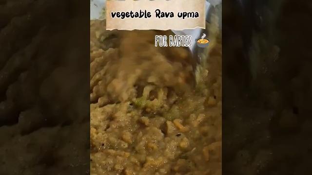Baby food | rava/suji upma | vegetable upma | #shorts #babies #ytshorts #foodjunglebyishita Baby food | rava/suji upma | vegetable upma | #shorts #babies #ytshorts #foodjunglebyishita