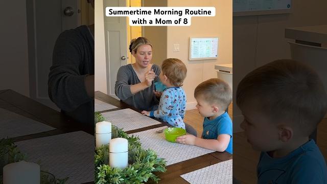 Summertime morning routine with a mom of 8 #morningroutine #morningmotivation #momlife #familylife Summertime morning routine with a mom of 8 #morningroutine #morningmotivation #momlife #familylife