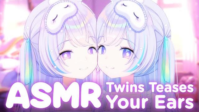 Twins playfully teases your sensitive ears【asmr】【binaural, ear licking, ear cleaning, soft whispers】 Twins playfully teases your sensitive ears【asmr】【binaural, ear licking, ear cleaning, soft whispers】