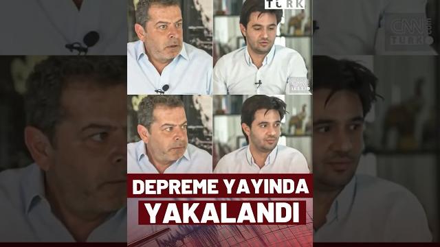 Cüneyt özdemir depreme canlı yayında yakalandı! Cüneyt özdemir depreme canlı yayında yakalandı!