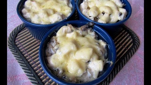 Жульен с курицей и грибами Жульен с курицей и грибами