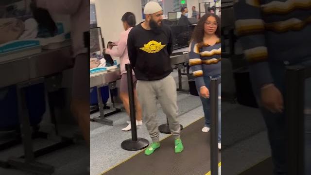 Muslim gets stopped at the airport! (funny) #shorts Muslim gets stopped at the airport! (funny) #shorts