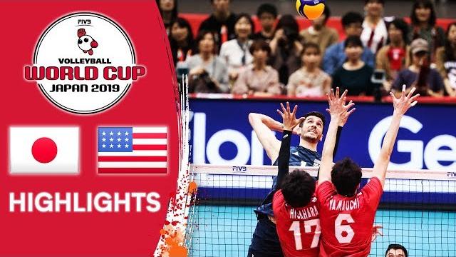 Japan vs. usa - highlights | men's volleyball world cup 2019 Japan vs. usa - highlights | men's volleyball world cup 2019