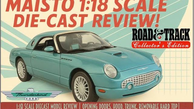 Maisto 2002 ford thunderbird (1:18) – road & track edition diecast review! #diecastreview #ford Maisto 2002 ford thunderbird (1:18) – road & track edition diecast review! #diecastreview #ford