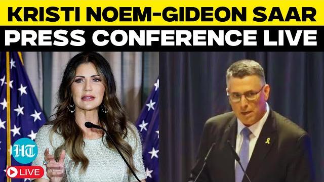 Live: kristi noem holds a news conference with israel's foreign minister gideon saar | memorial day Live: kristi noem holds a news conference with israel's foreign minister gideon saar | memorial day